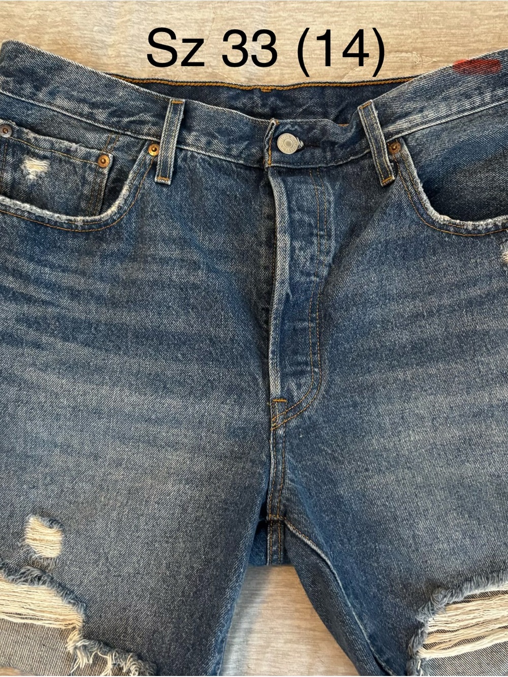 Women’s Levi’s Distressed Denim Shorts